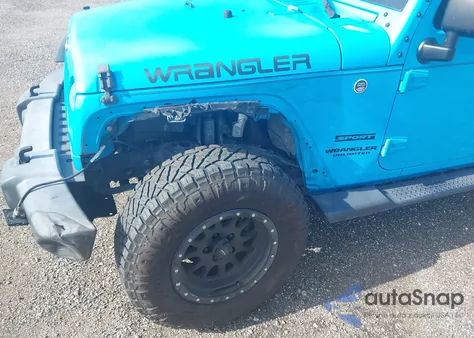 2017 Jeep Wrangler Unlimited Sport 4X4 from USA, damaged, VIN 1C4BJWDG0HL684607